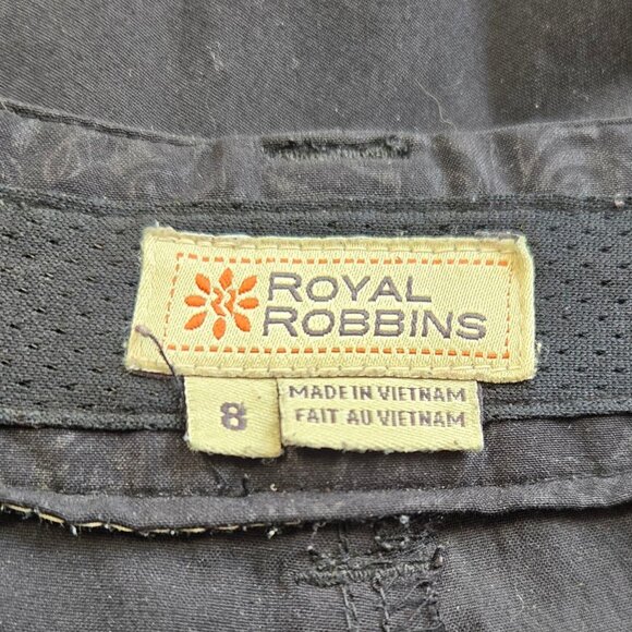 Royal Robbins Womens Black Nylon Outdoor Hiking Pants Size 8 - Picture 10 of 11